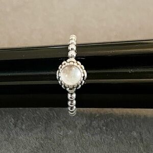 Pandora Birthday Bloom April Rock Crystal